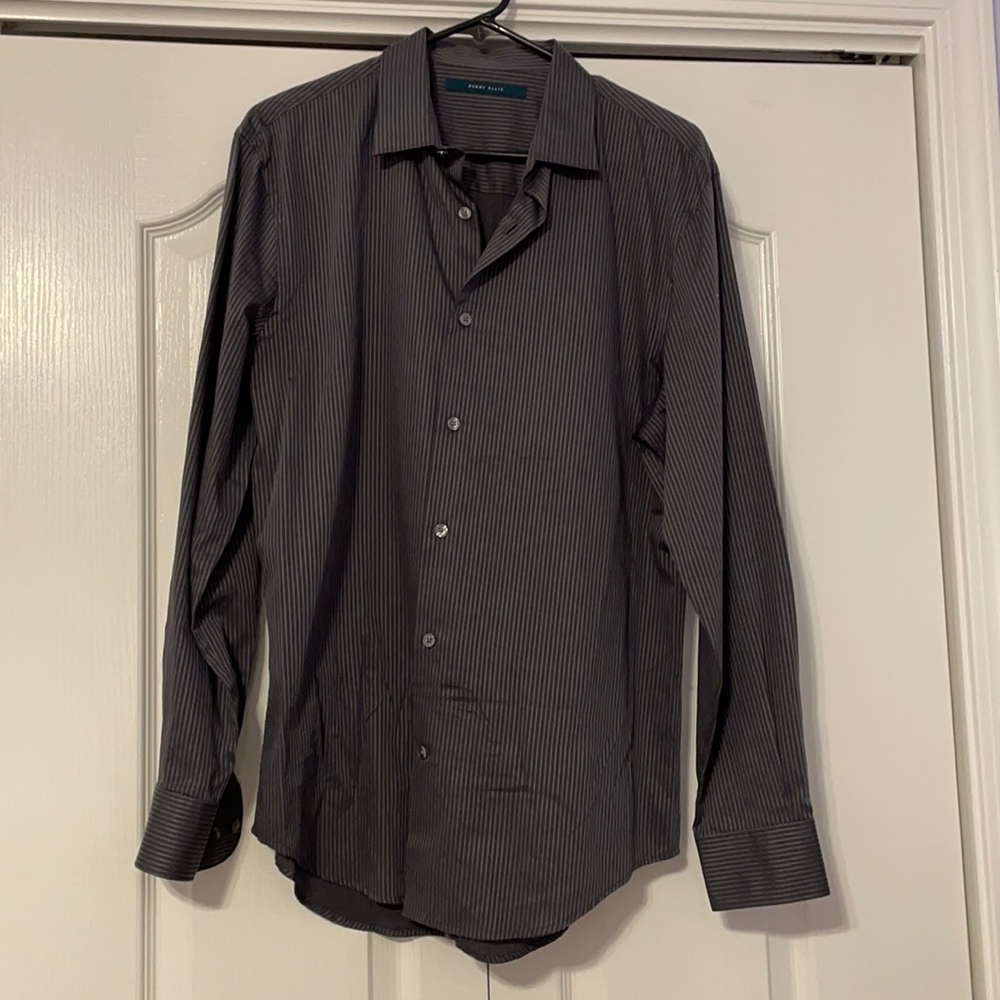 Perry Ellis Button Down Long Sleeve Shirt
